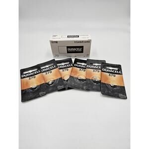 (6-pk) Duracell 379 Silver Oxide Button‎ Cell Battery Model: 41887